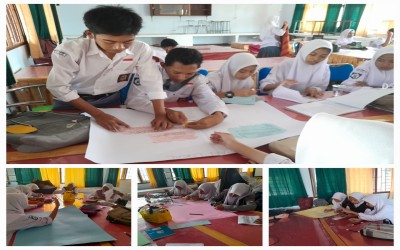 Kelas X Fase E SMA Negeri Plus Provinsi Riau melaksanakan P5 Kurikulum Merdeka dengan tema: Kearifan Lokal